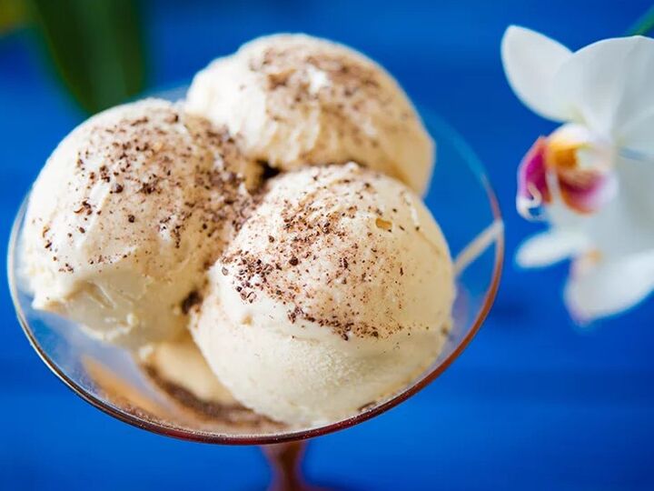 Glace à la vanille