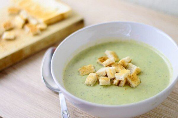 Soupe de courgettes